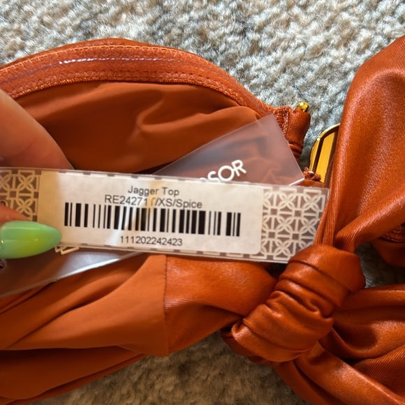 DEVON WINDSOR Rust Bikini Top - Picture 4 of 4